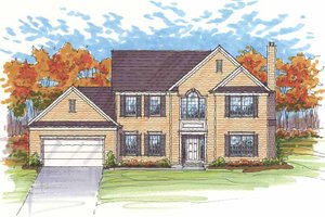 Home Plan - Traditional Exterior - Front Elevation Plan #435-20