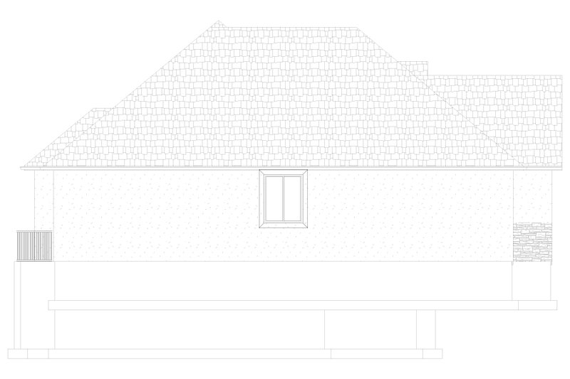 Architectural House Design - Exterior - Other Elevation 1 for Traditional House Plan #1060-143 - 3 bed, 2.5 bath