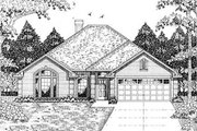Traditional Style House Plan - 3 Beds 2 Baths 1561 Sq/Ft Plan #42-163 