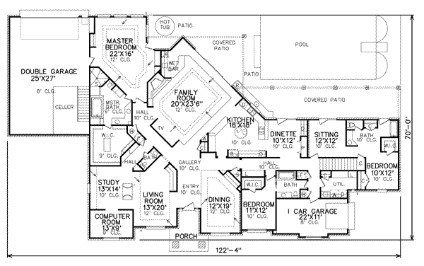Floor Plan - Main Floor Plan #65-495