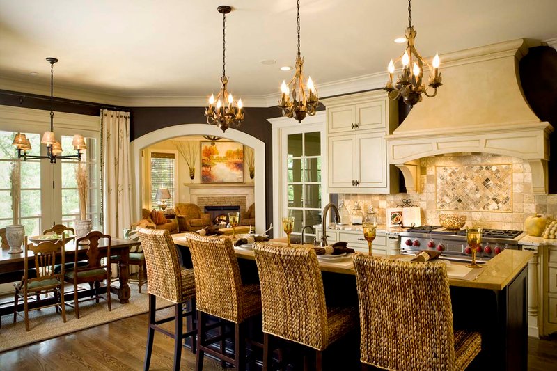 Dream House Plan - Interior - Kitchen for European House Plan #1054-30 - 4 bed, 4.5 bath