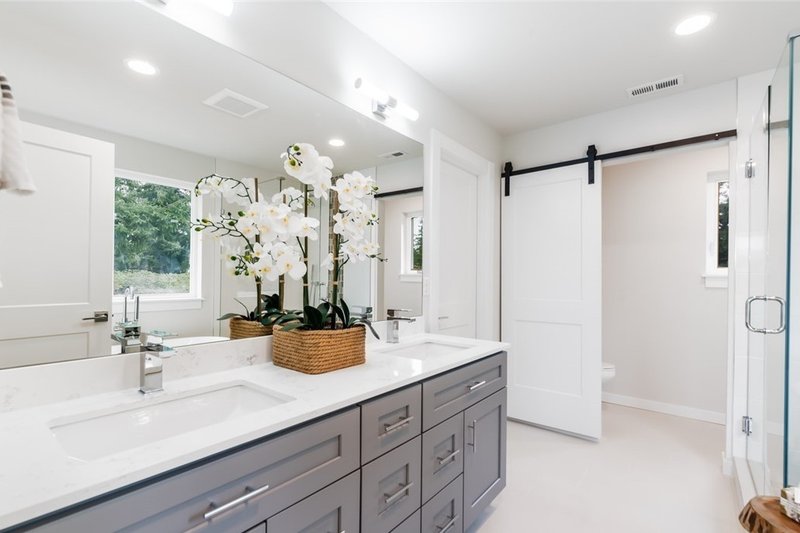 Architectural House Design - Interior - Master Bathroom for Contemporary House Plan #1066-88 - 4 bed, 2.5 bath