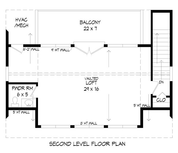 Home Plan - Traditional Floor Plan - Upper Floor Plan #932-479