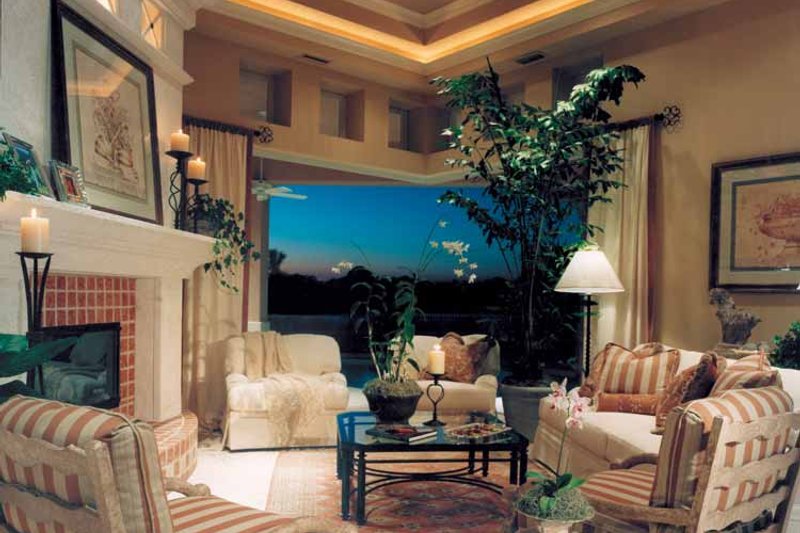 Dream House Plan - Interior - Family Room for Mediterranean House Plan #930-110 - 3 bed, 4 bath