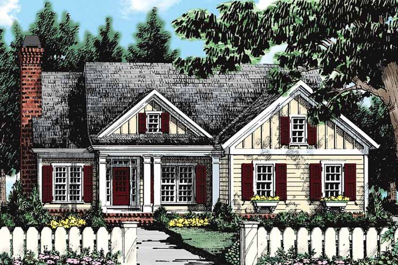 Dream House Plan - Exterior - Front Elevation 7 for Country House Plan #927-132 - 3 bed, 2 bath