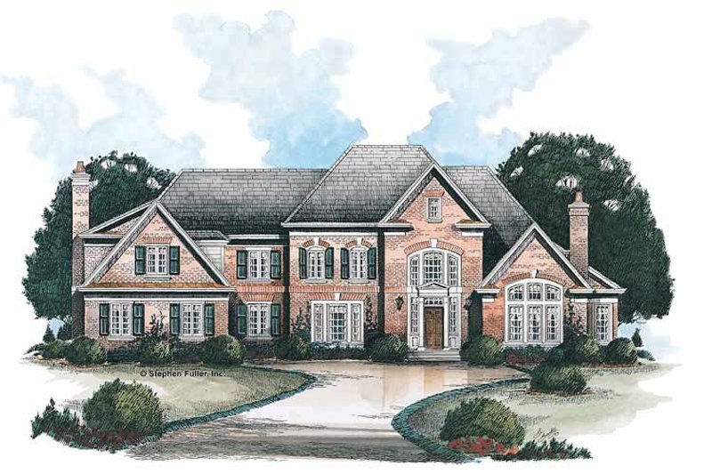 Dream House Plan - Traditional Exterior - Front Elevation Plan #429-135
