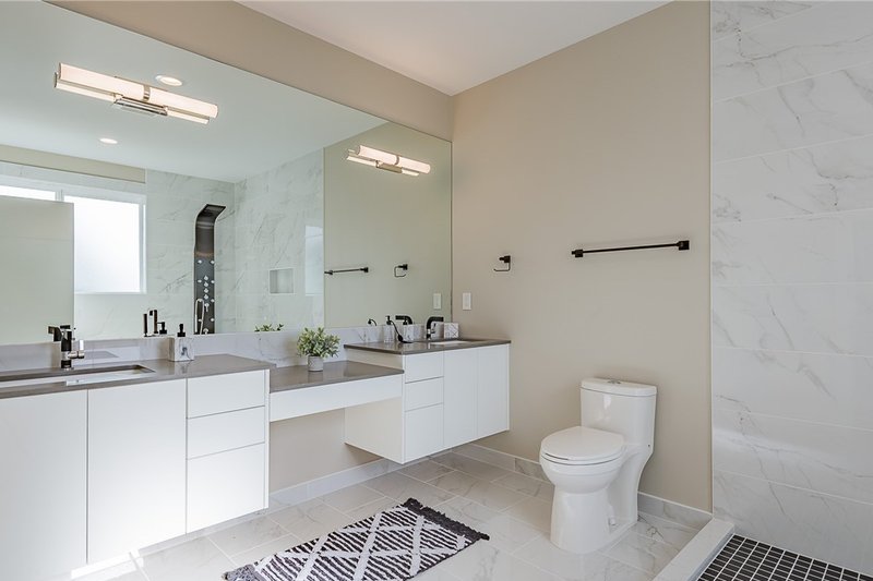 Architectural House Design - Interior - Master Bathroom for Modern House Plan #1066-67 - 4 bed, 3.5 bath