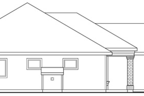 Exterior - Other Elevation House Plan #124-334 - 3 bed, 2 bath
