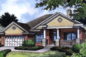Traditional Exterior - Front Elevation Plan #417-127