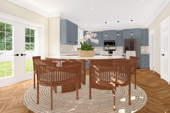 Interior - Dining Room for Ranch House Plan #1060-289 - 3 bed, 2 bath