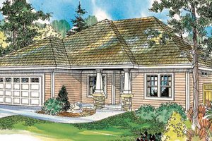 Craftsman Exterior - Front Elevation Plan #124-745