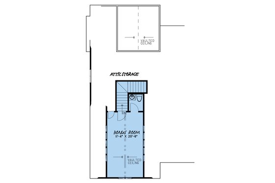 Floor Plan - Upper Floor for Barndominium House Plan #923-130 - 3 bed, 2.5 bath