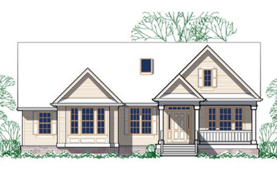 Exterior - Other Elevation for Craftsman House Plan #48-291 - 3 bed, 2 bath