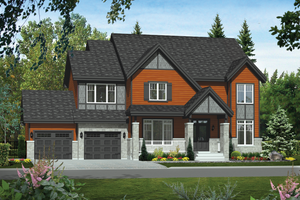 Traditional Exterior - Front Elevation Plan #25-4499