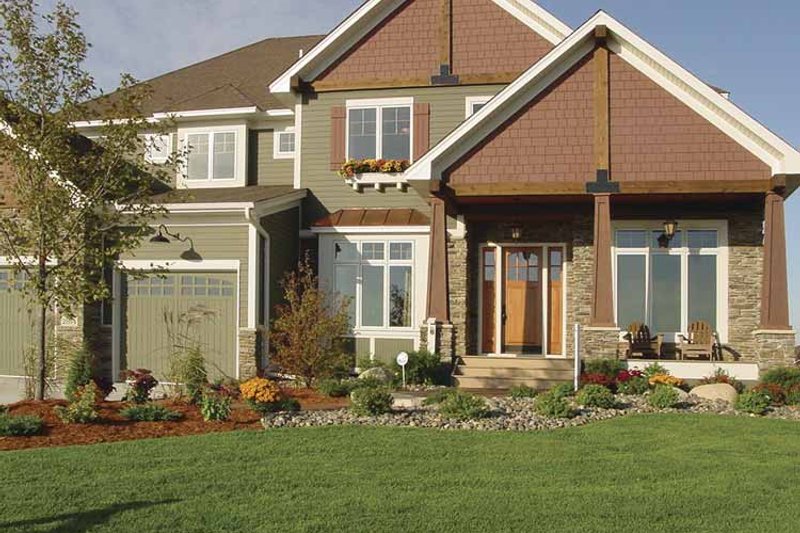 Home Plan - Exterior - Front Elevation 4 for Craftsman House Plan #320-992 - 4 bed, 3.5 bath