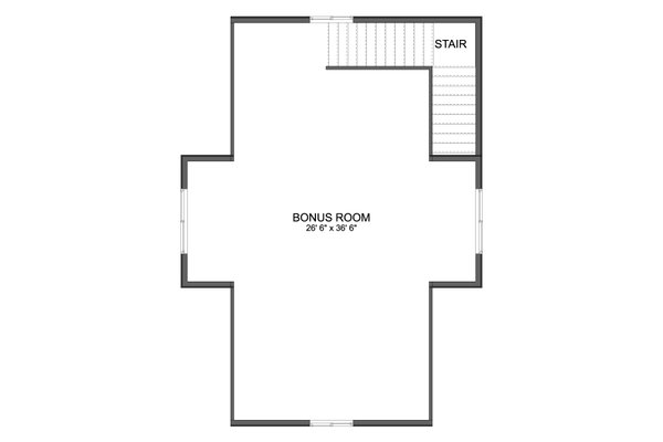 Architectural House Design - Traditional Floor Plan - Upper Floor Plan #1060-334