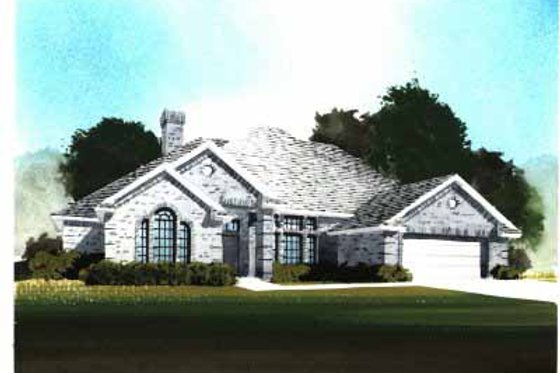 Exterior - Front Elevation for Traditional House Plan #65-253 - 4 bed, 2.5 bath