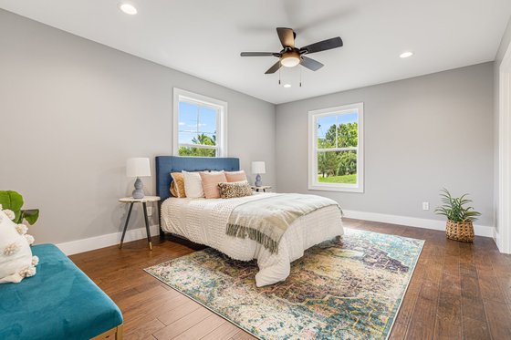 Interior - Bedroom for Cottage House Plan #44-246 - 3 bed, 2 bath