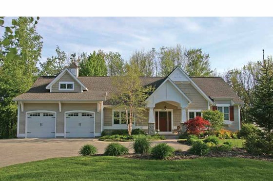 Exterior - Front Elevation 3 for Craftsman House Plan #928-200 - 3 bed, 2.5 bath