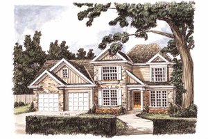Traditional Exterior - Front Elevation Plan #927-717