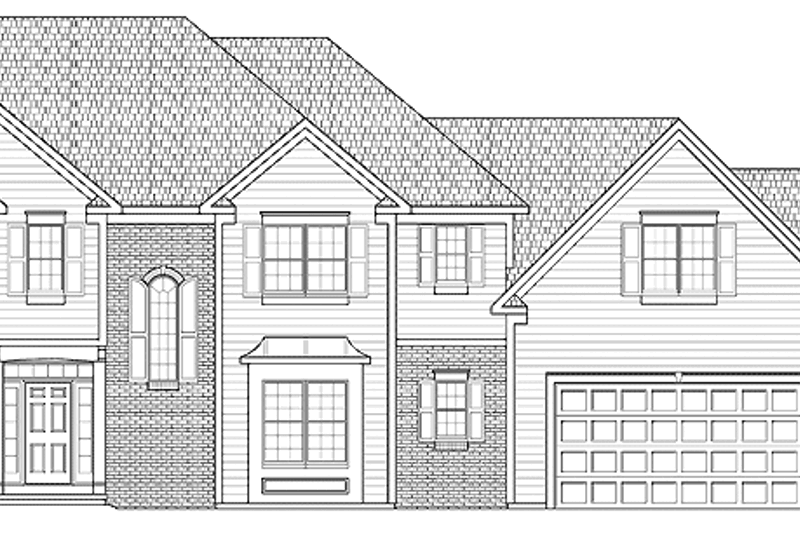 Home Plan - Classical Exterior - Front Elevation Plan #328-333