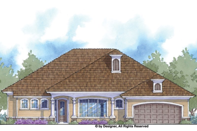 Dream House Plan - Country Exterior - Front Elevation Plan #938-69