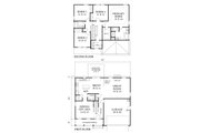 Colonial Style House Plan - 4 Beds 2.5 Baths 2192 Sq/Ft Plan #1053-92 Floor 