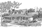 Country Style House Plan - 3 Beds 2.5 Baths 1663 Sq/Ft Plan #929-136 