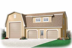 Country Exterior - Front Elevation Plan #23-2426