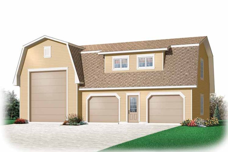 Home Plan - Country Exterior - Front Elevation Plan #23-2426
