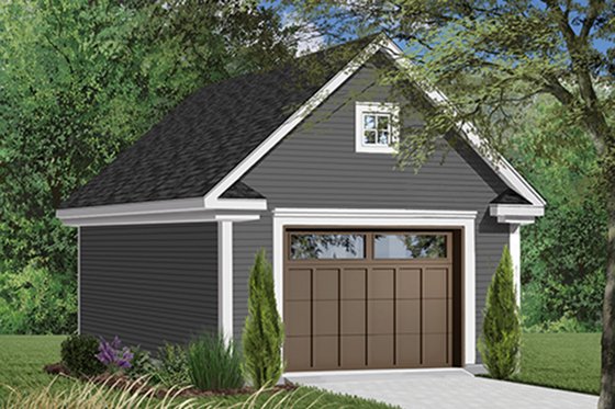 Exterior - Front Elevation 3 for Country House Plan #23-2455, 0 bath