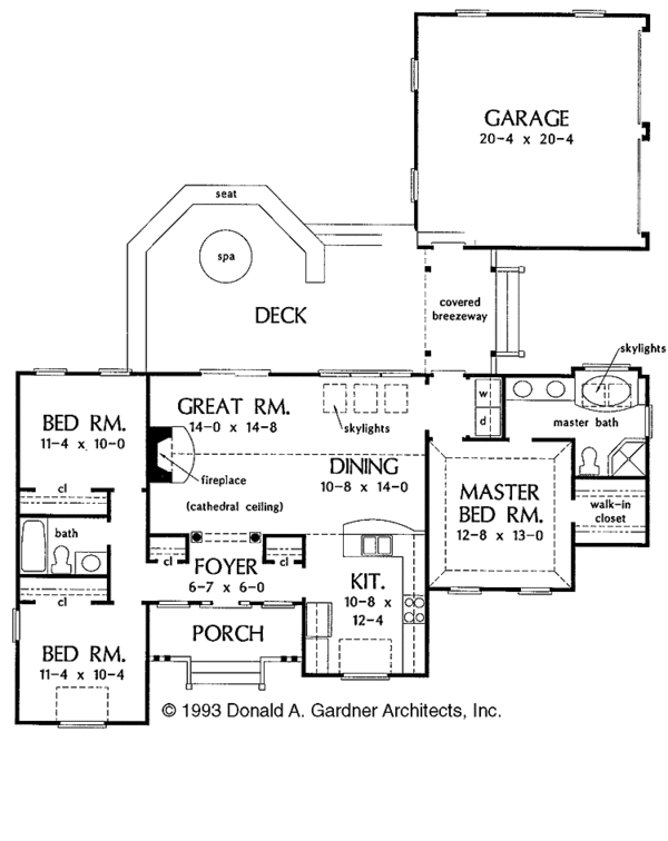 Architectural House Design - Country Floor Plan - Main Floor Plan #929-169