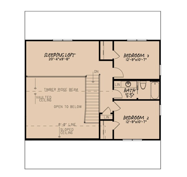 Home Plan - Country Floor Plan - Upper Floor Plan #923-90