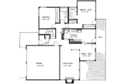 European Style House Plan - 4 Beds 3 Baths 2622 Sq/Ft Plan #60-903 