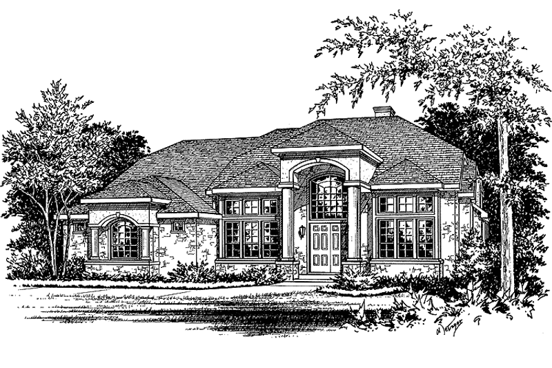 Architectural House Design - Traditional Exterior - Front Elevation Plan #472-226