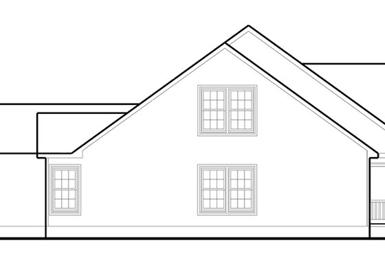 Exterior - Other Elevation 1 for Country House Plan #1053-75 - 2 bed, 2 bath