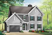 Colonial Style House Plan - 3 Beds 2.5 Baths 1807 Sq/Ft Plan #23-376 