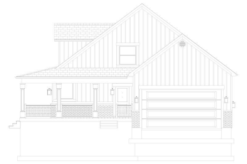 Dream House Plan - Exterior - Other Elevation 5 for Farmhouse House Plan #1060-492 - 3 bed, 3 bath
