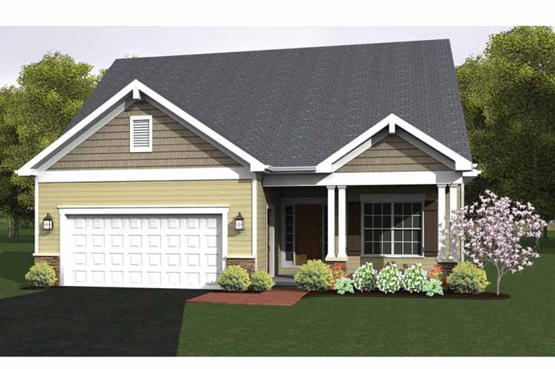 Ranch Style House Plan - 2 Beds 2 Baths 1475 Sq/Ft Plan #1010-22