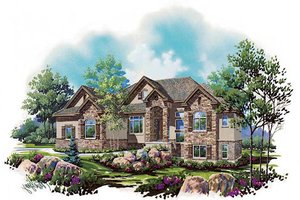 Traditional Exterior - Front Elevation Plan #5-287