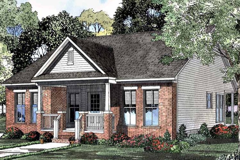 Home Plan - Exterior - Front Elevation 3 for Craftsman House Plan #17-3085 - 3 bed, 2 bath