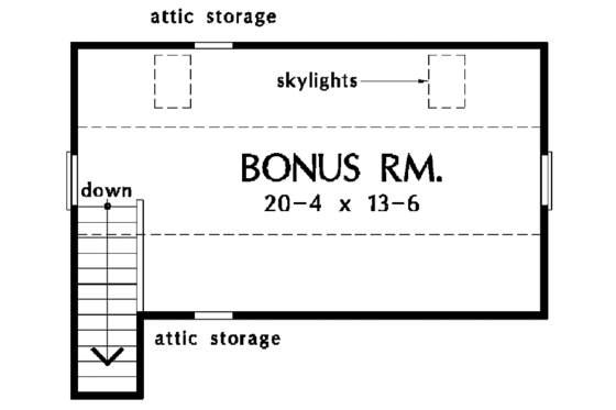 Floor Plan - Other Floor for Country House Plan #929-454 - 3 bed, 2.5 bath
