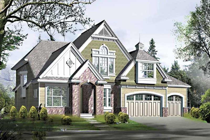 House Plan Design - Country Exterior - Front Elevation Plan #132-416