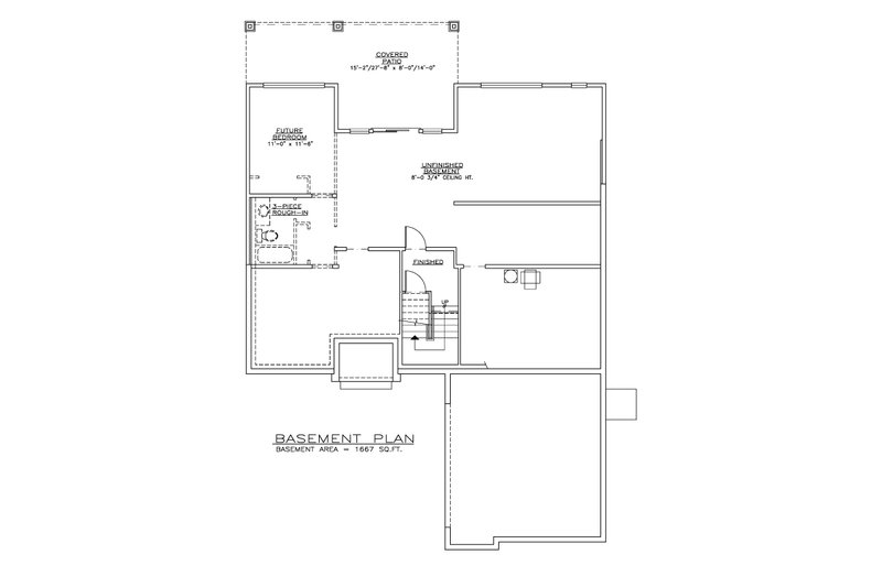 Home Plan - Floor Plan - Other Floor for Contemporary House Plan #1100-70 - 3 bed, 2 bath