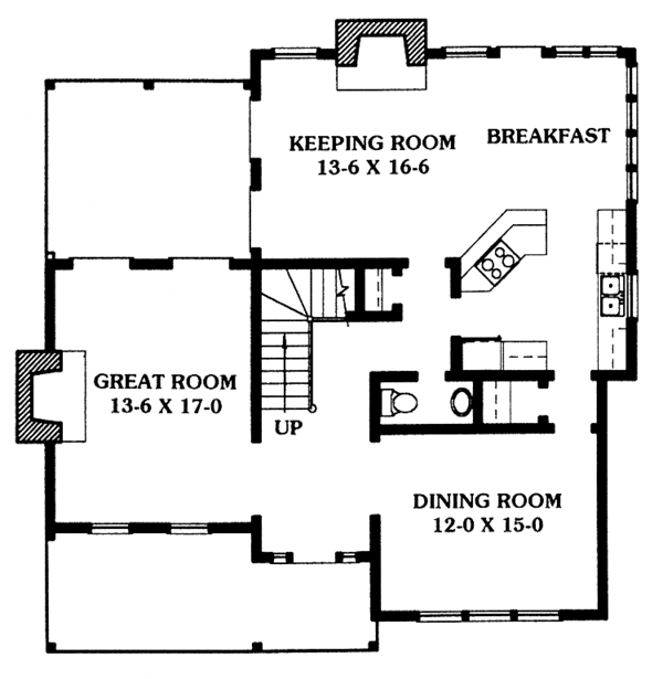 House Design - Victorian Floor Plan - Main Floor Plan #1014-59