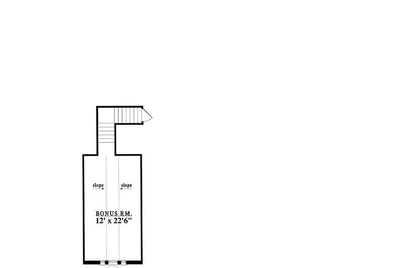 Home Plan - Floor Plan - Other Floor for Country House Plan #42-699 - 3 bed, 2 bath