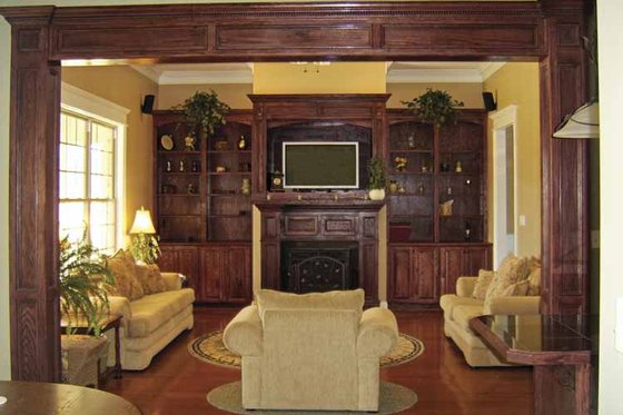 Interior - Family Room for Country House Plan #21-419 - 4 bed, 3 bath