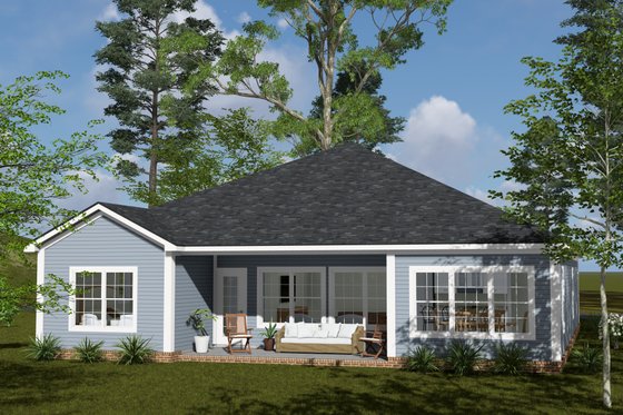 Exterior - Other Elevation 3 for Cottage House Plan #513-2424 - 4 bed, 3 bath