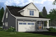 Craftsman Style House Plan - 3 Beds 3.5 Baths 1995 Sq/Ft Plan #51-1289 