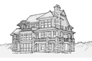Craftsman Style House Plan - 5 Beds 4.5 Baths 5026 Sq/Ft Plan #928-229 